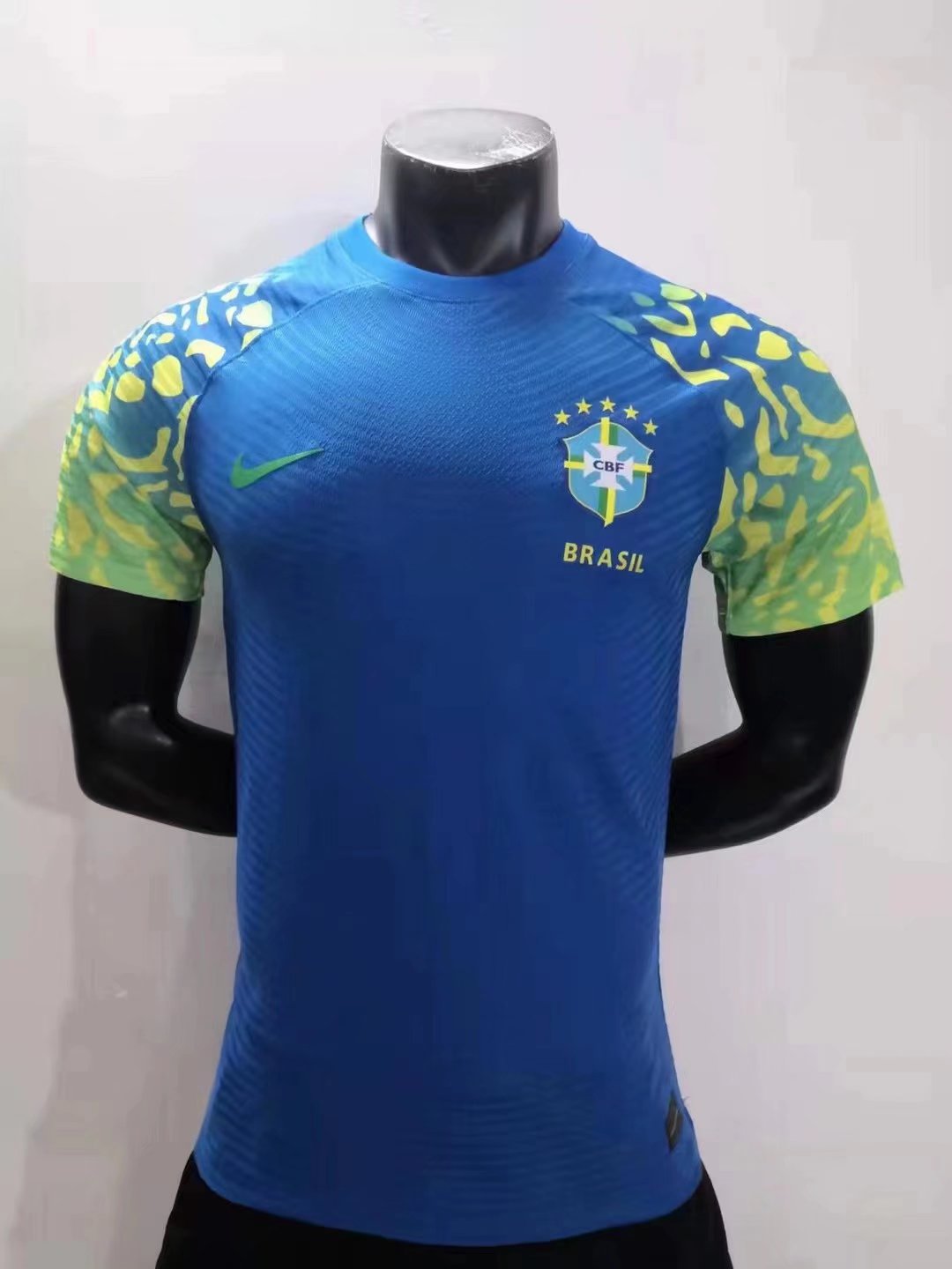 Player Version 2021-2023 Brazil  Blue Thailand Soccer Jersey AAA-16