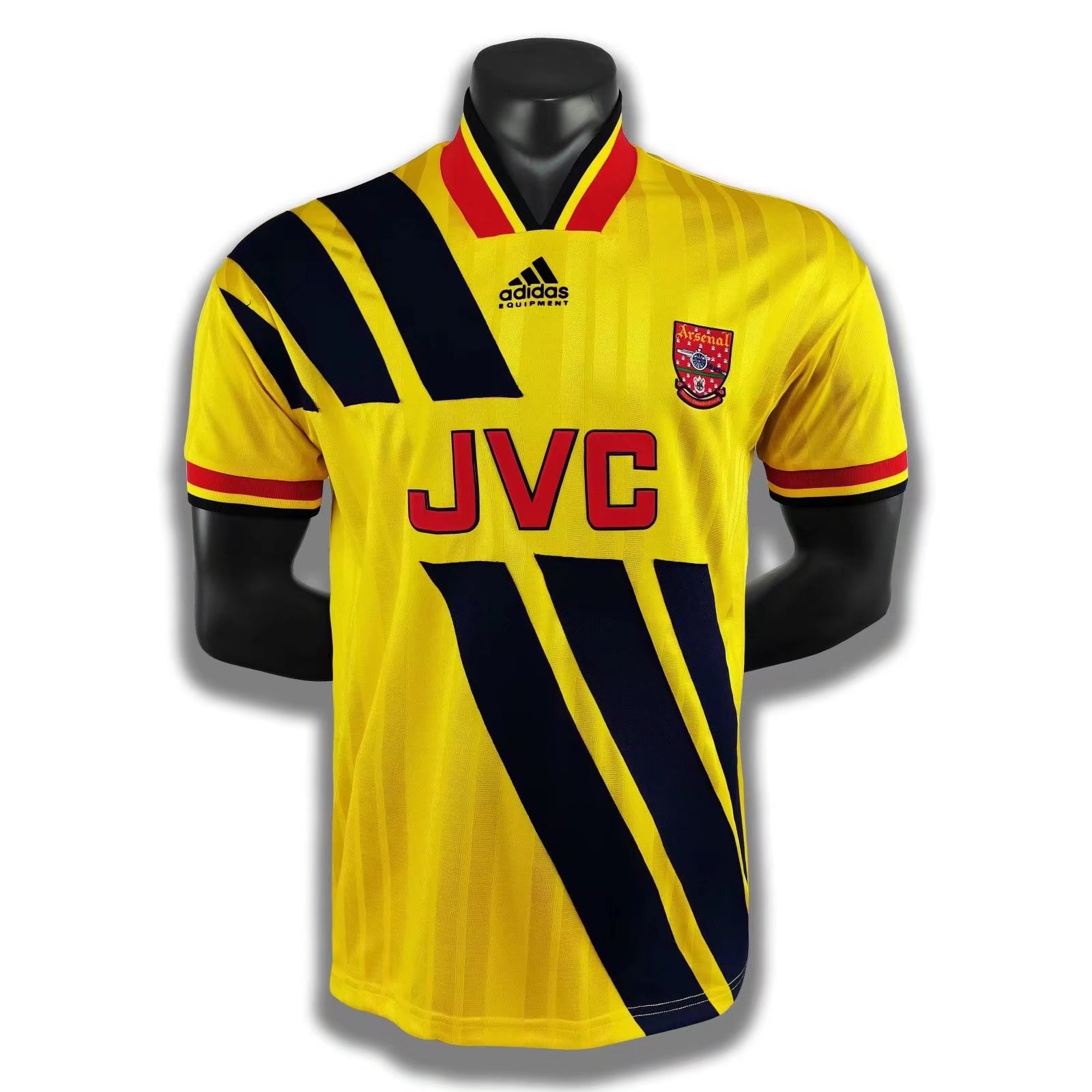 93-94 Retro Version Arsenal Away Yellow Thailand Soccer Jersey AAA-710