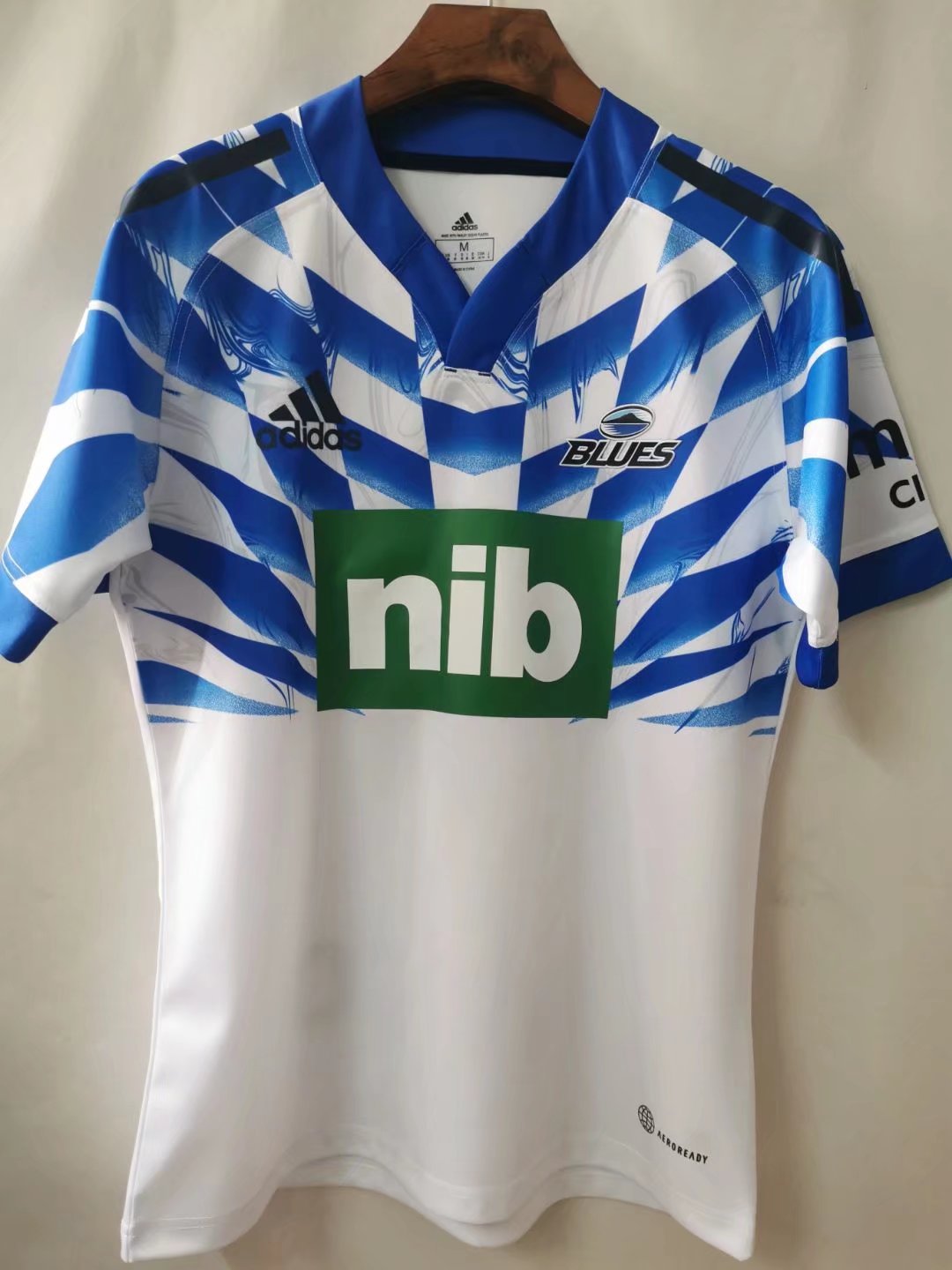 2021/22 Blues Blue & White Thailand Rugby Shirts-805