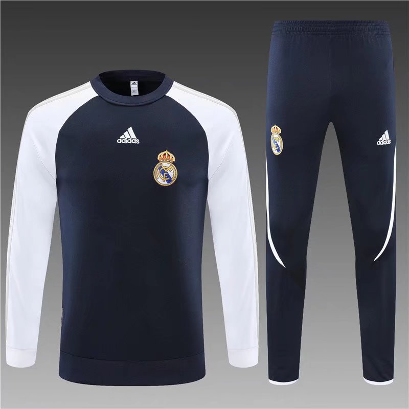 2021/2022 Real Madrid Royal Blue Thailand Tracksuit Uniform-801