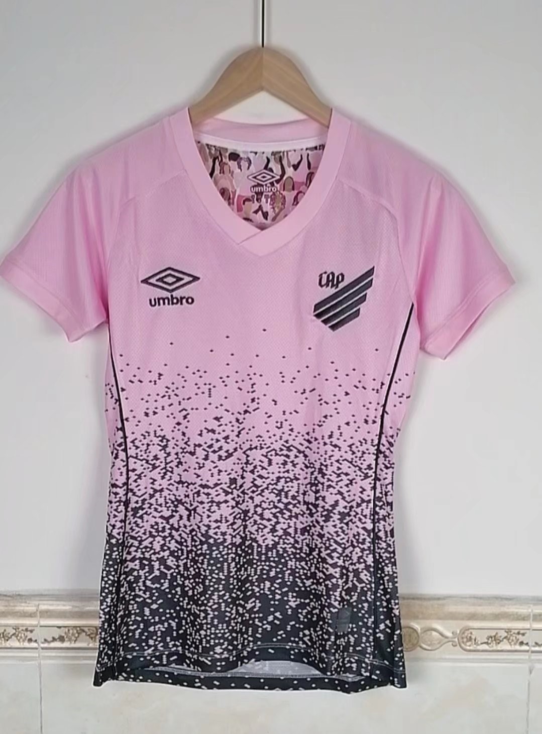 2021/22 Club Athletico Paranaense Pink Thailand Female Soccer Jersey AAA-ZS