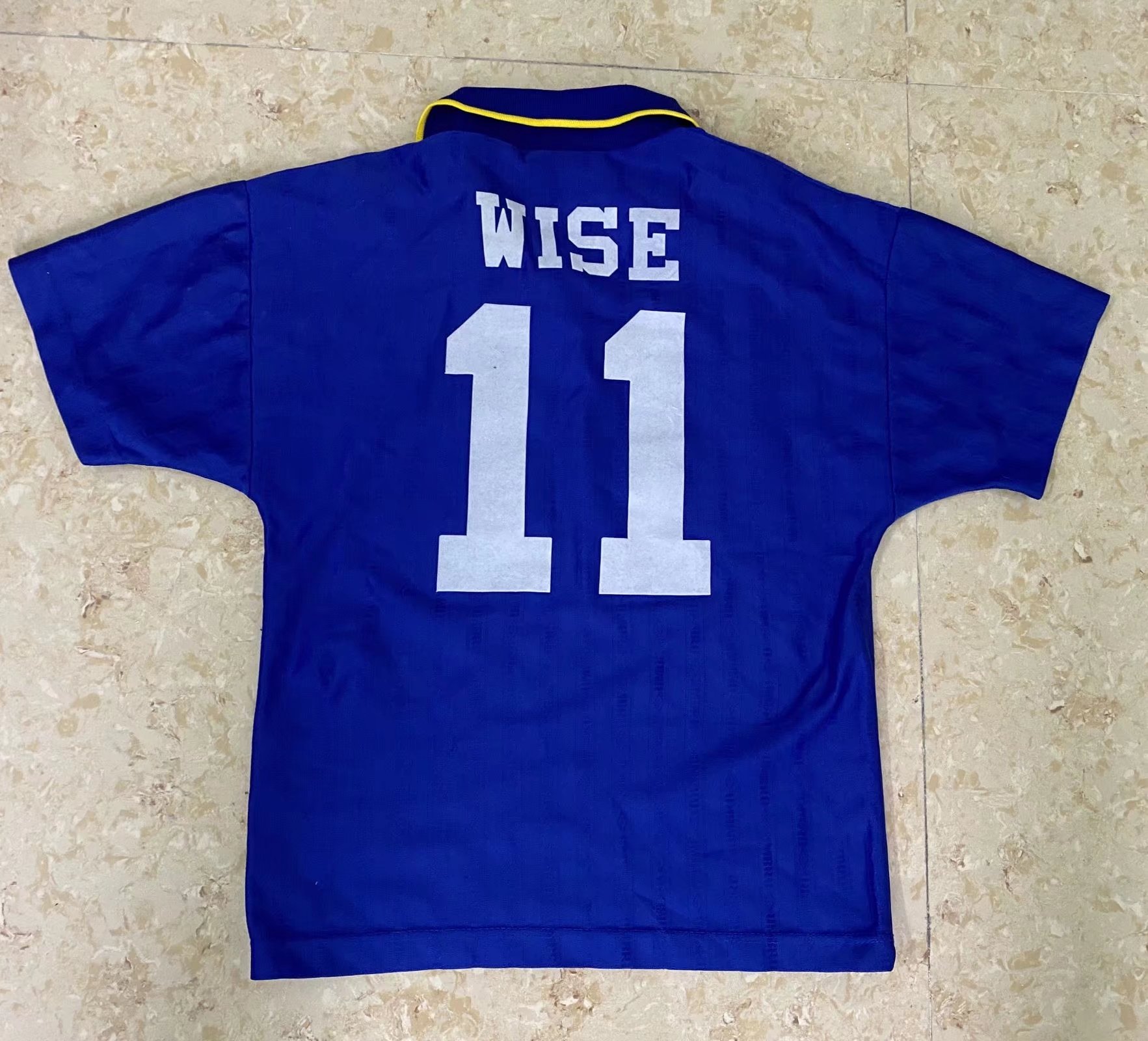 95-97 Retro Version Chelsea Home Blue #11(WISE) Thailand Soccer Jersey AAA-1041