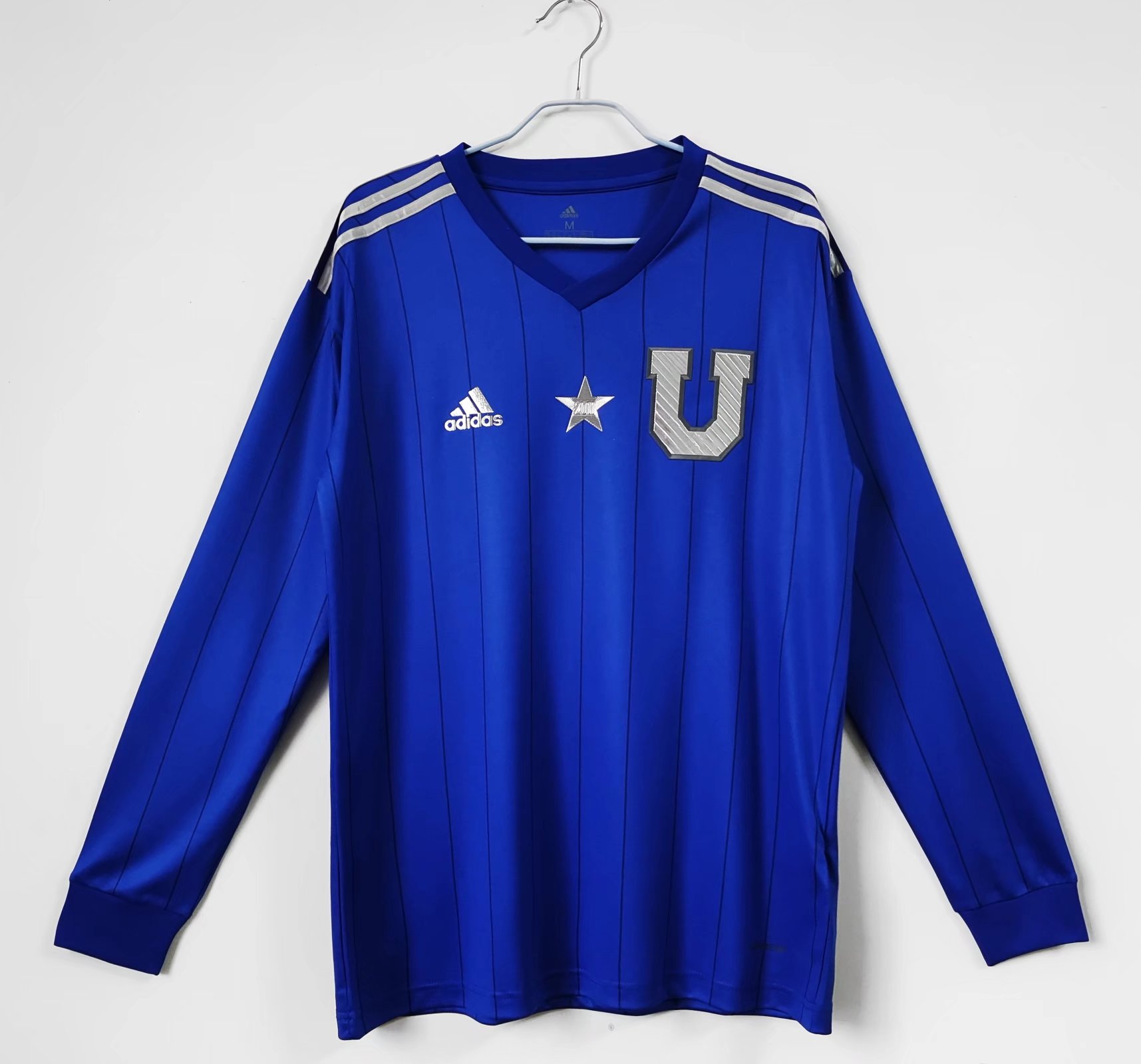 Commemorative Edition  Club Universidad de Chile Home Blue LS Thailand Soccer Jersey AAA-301/710