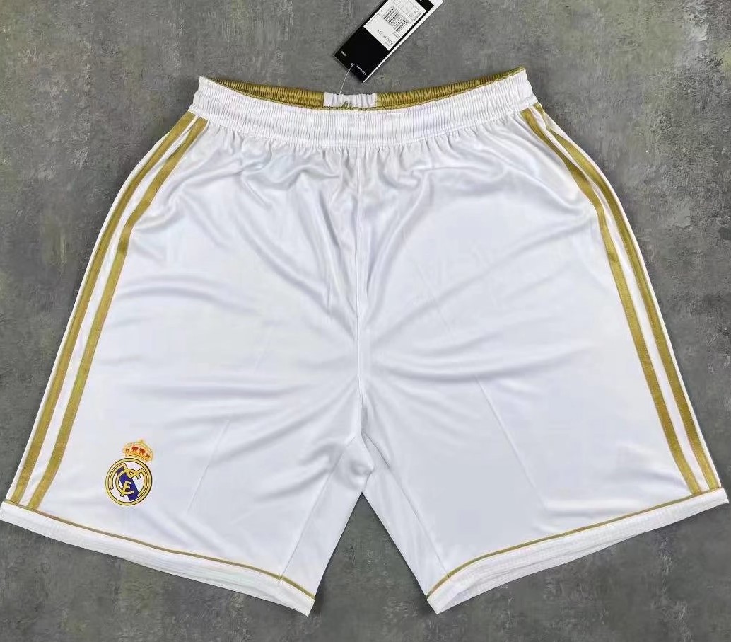 11-12 Retro Version Real Madrid Home White Thailand Soccer Shorts-811/601