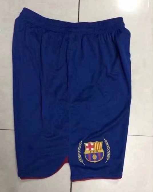 07-08 Retro version Barcelona Royal Blue Thailand Soccer Shorts-811