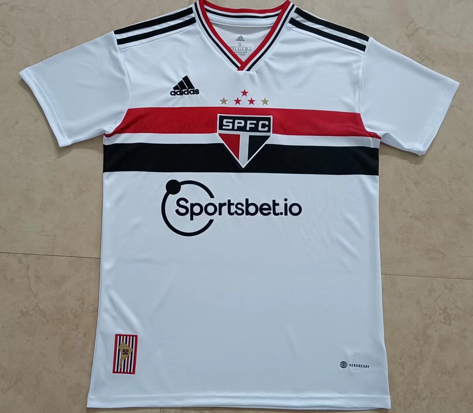 2022-23 São Paulo Away WhiteThailand Soccer Jersey AAA-999/47/2041