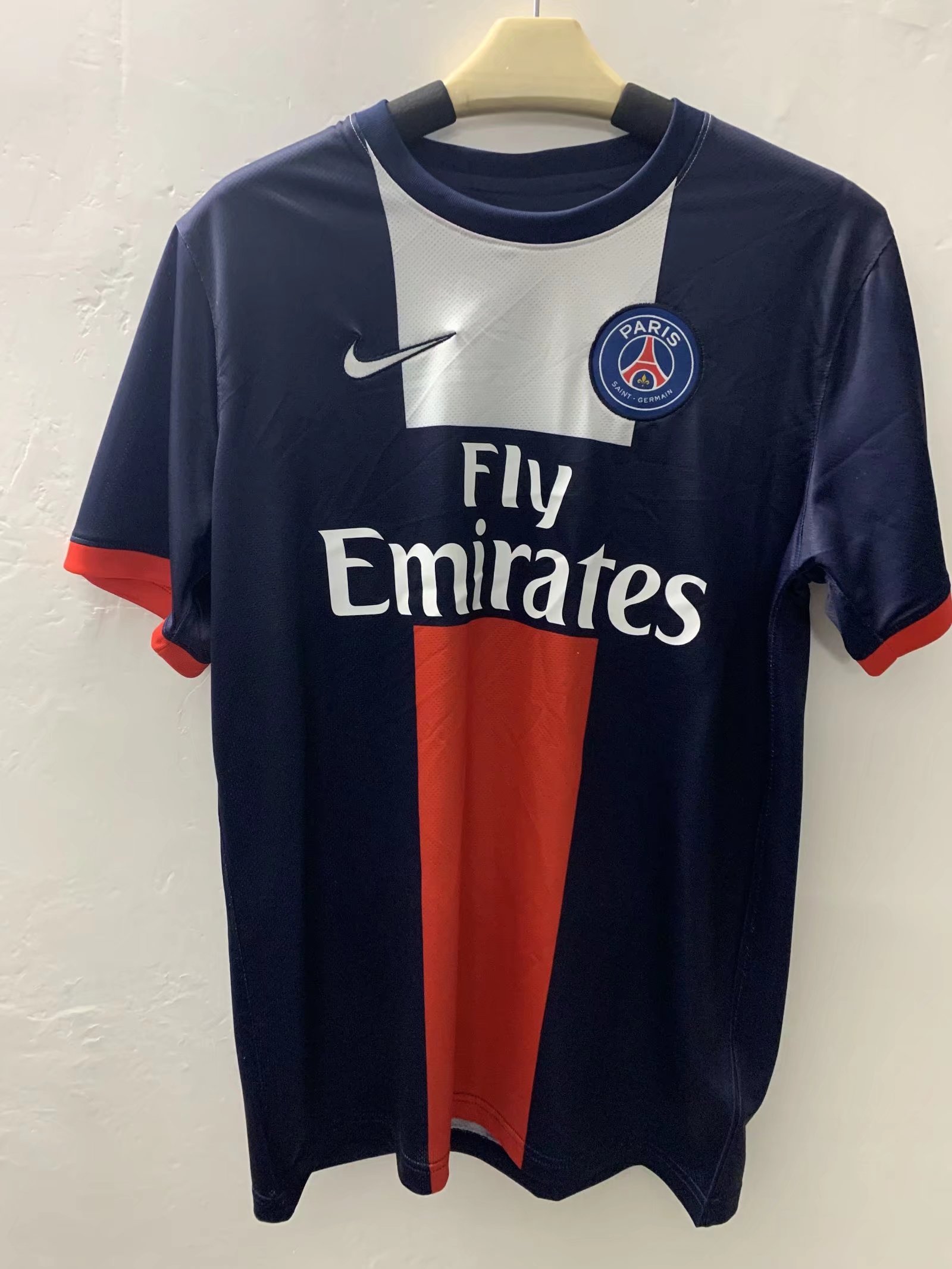 1314 Retro Version Paris SG Home Red & Blue Thailand Soccer Jersey AAA-811/1041