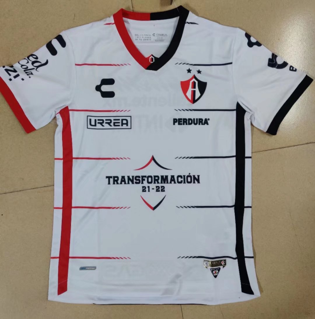 Two Star 2021/22 Atlas FC Away White Thailand Soccer Jersey-912