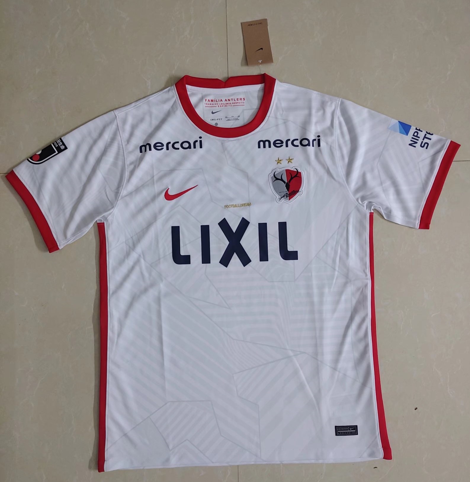 2022-23 Kashima Antlers Away White Thailand Soccer Jersey AAA-417