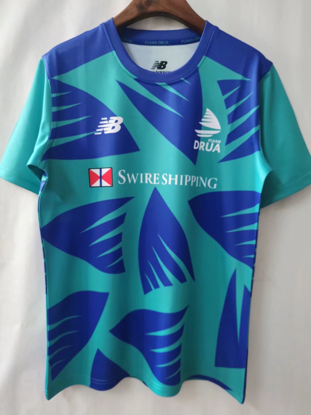 2021-2022 Fiji Blue & Green Thailand Rugby Shirts-805