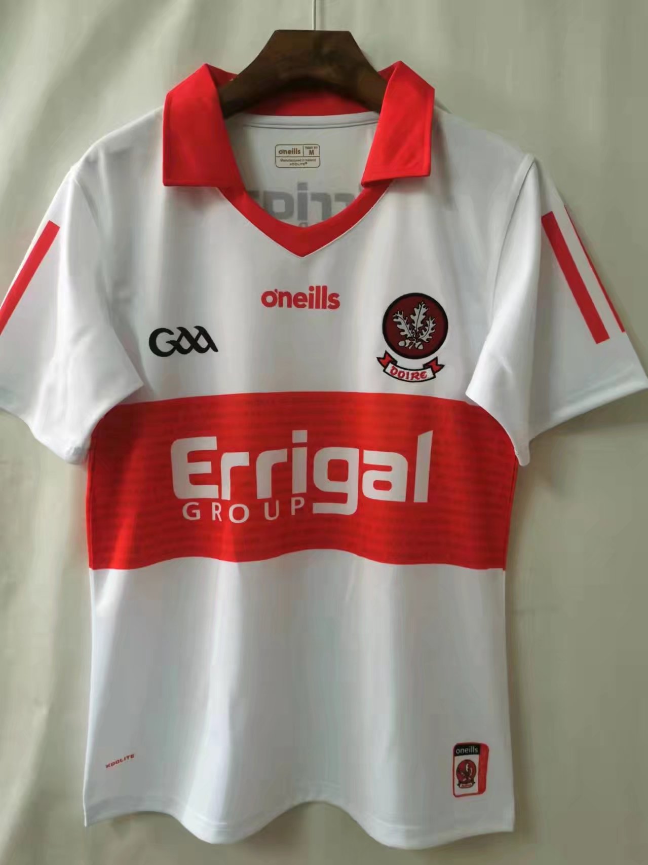 GAA Series 2022 White & Red Racing Shirts-805