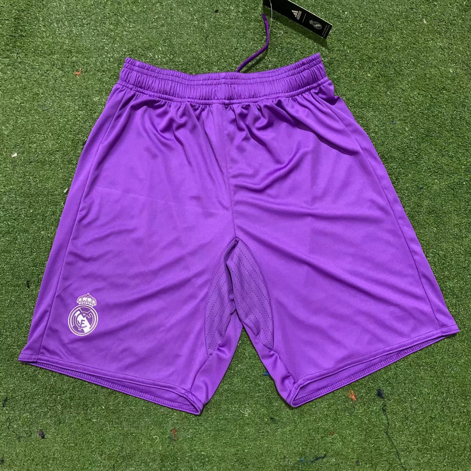 Retro Version Real Madrid Purple Thailand Soccer Shorts-301