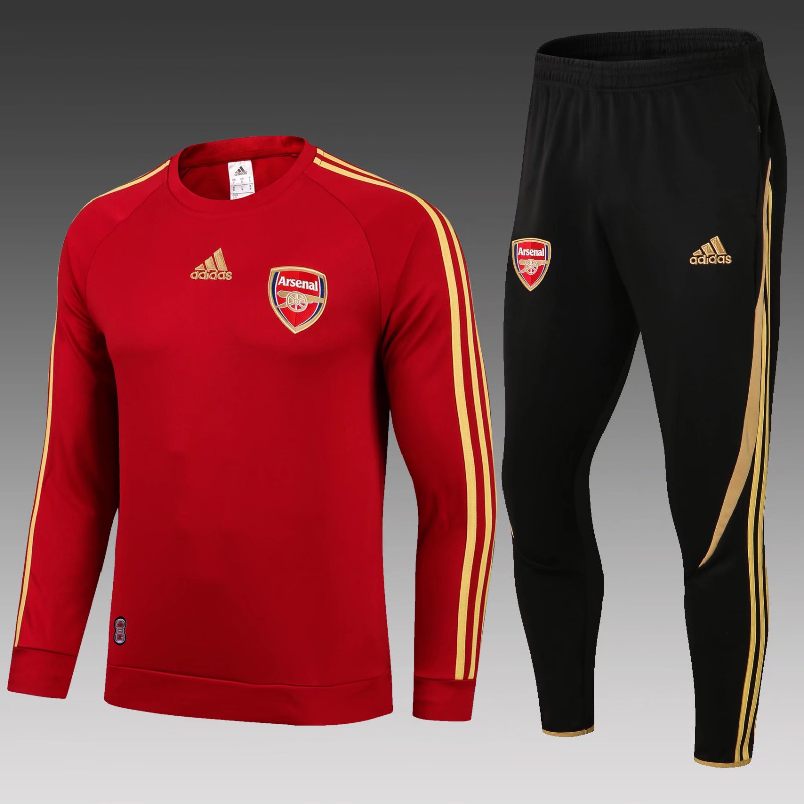 2021-2022 Arsenal Red Soccer Tracksuit Uniform-411