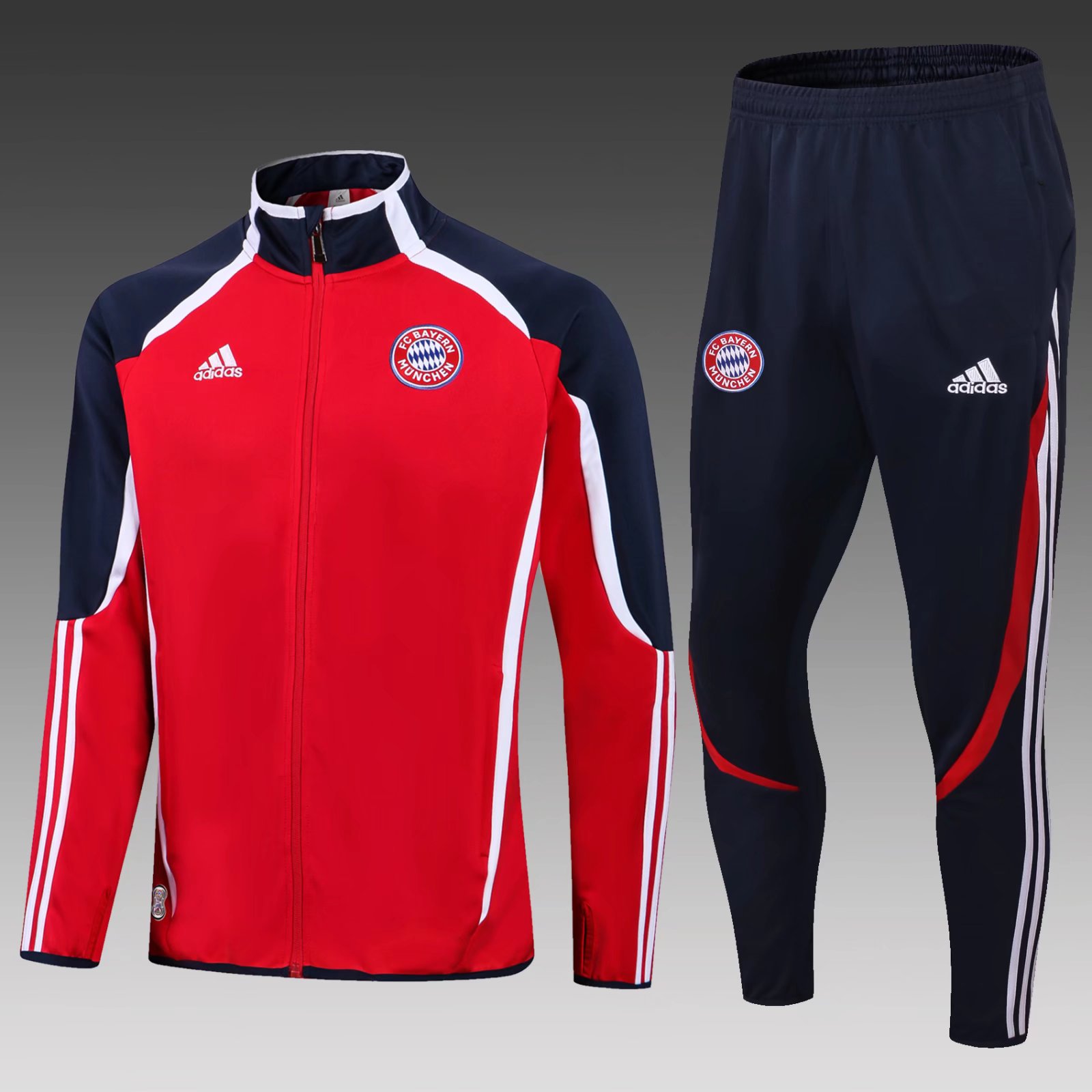 2021-2022 Bayern München Red Soccer Jacket Uniform-411