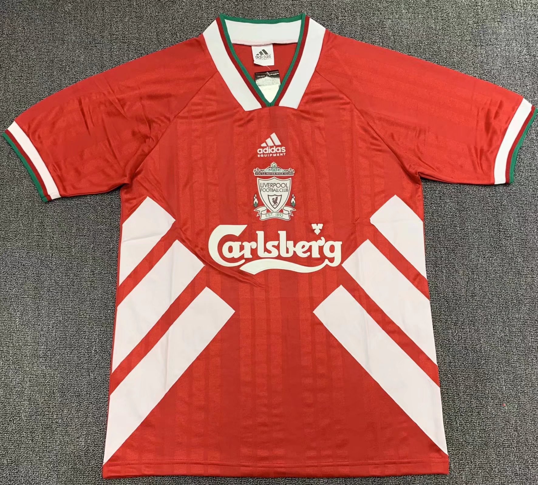 93-95 Retro Version Liverpool Home Red Thailand Soccer Jersey AAA-811/301