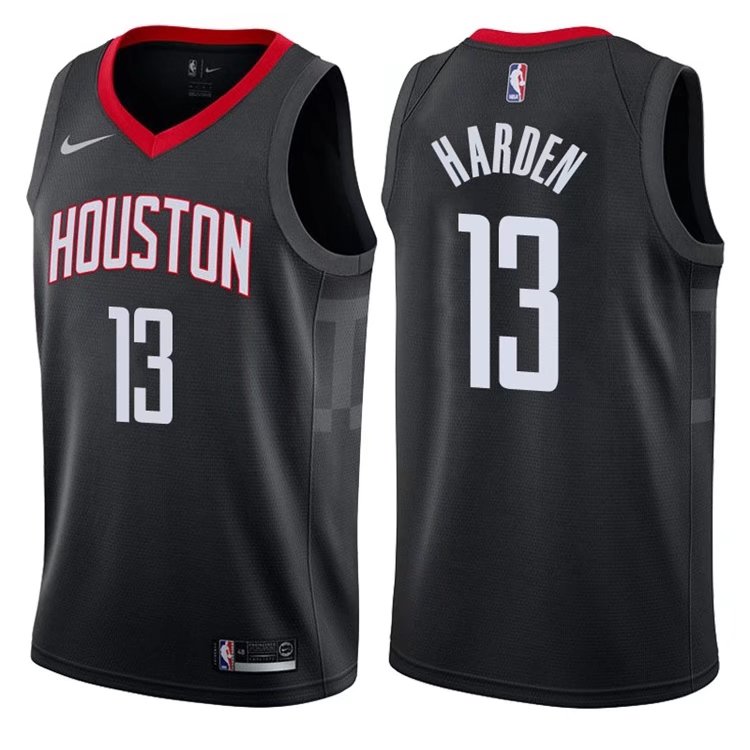 2020-2021 Nik City Version NBA Houston Rockets Black #13 Jersey-SN