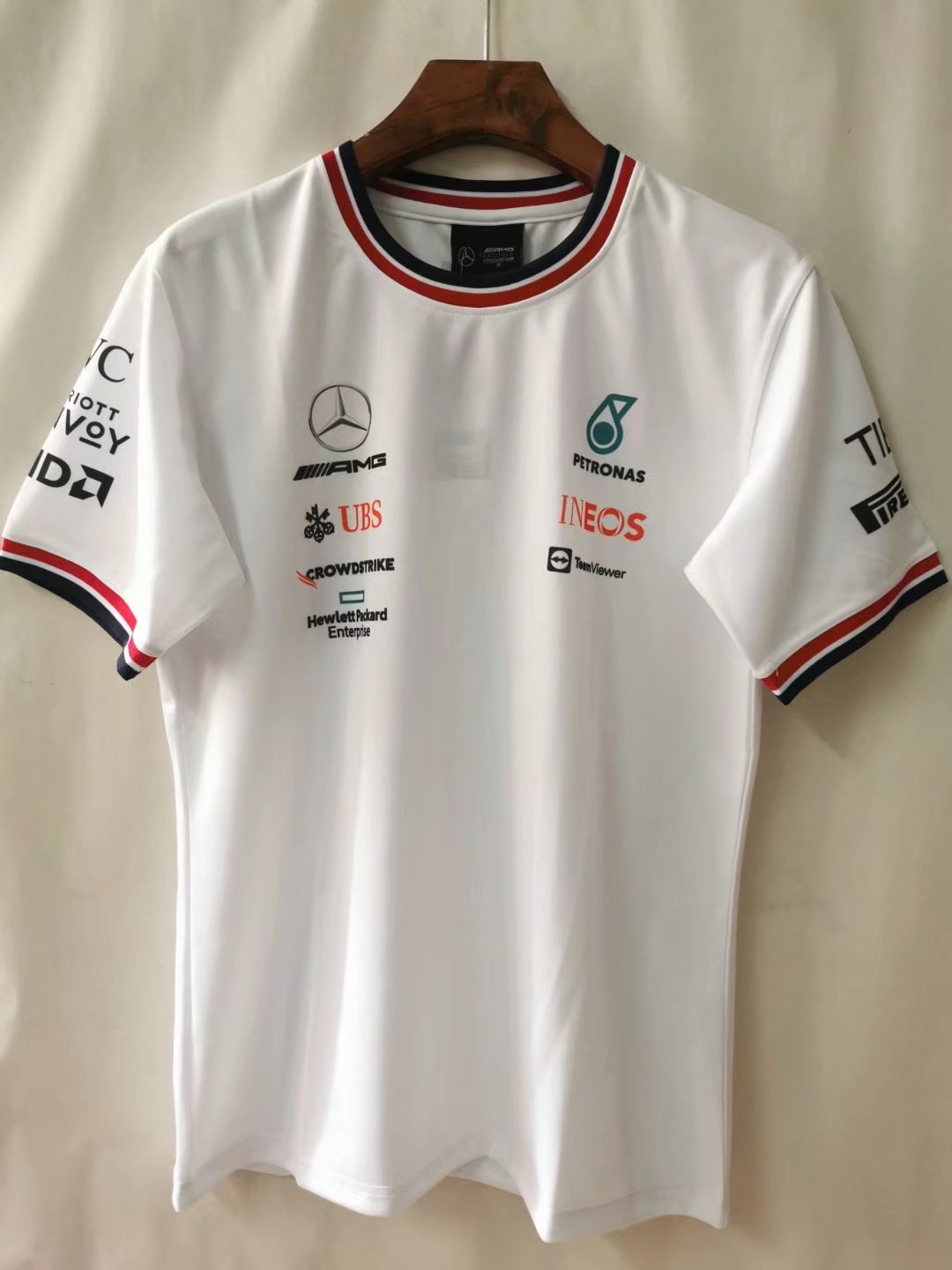 2021-2022 White Formula One Racing Shirts-805