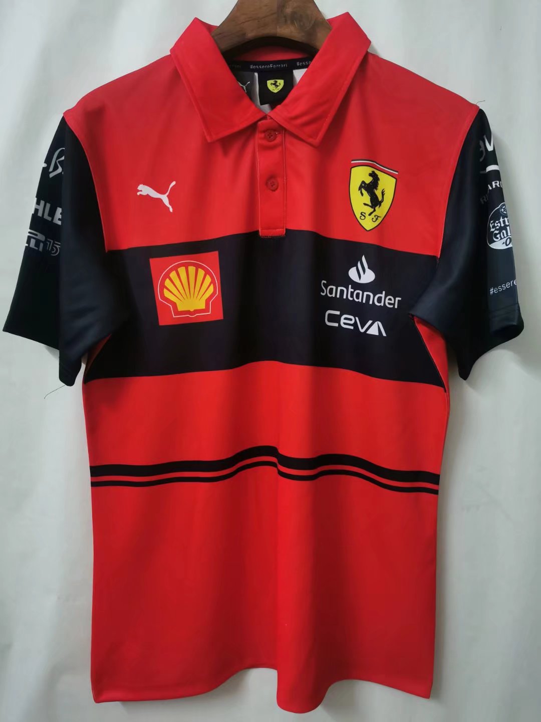 2021-2022Ferrari Red Formula One Racing Shirts-805