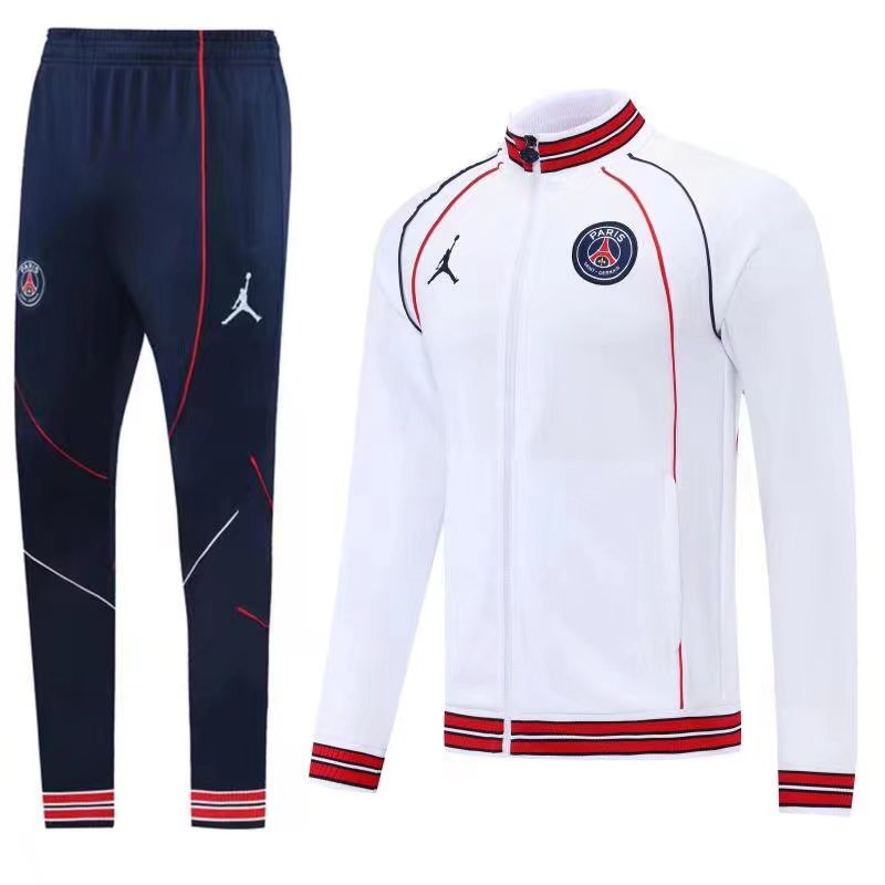 2021/2022 Paris SG White Soccer Jacket Uniform-LH