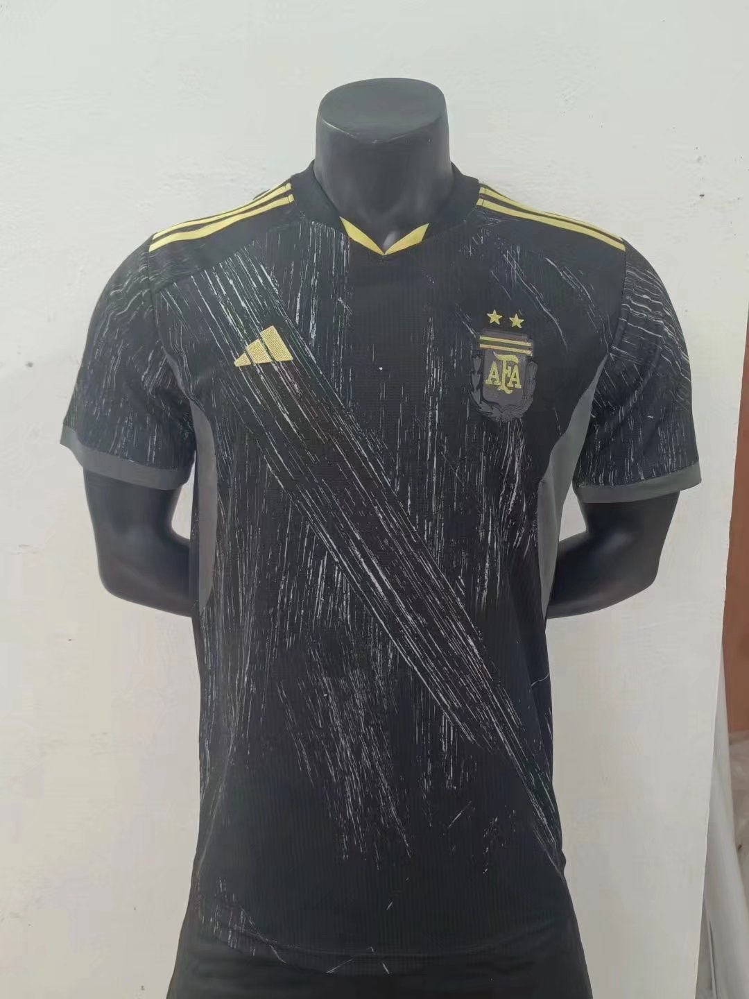 2022-23 Argentina Home Black & Gray Thailand Soccer Jersey AAA-709/20