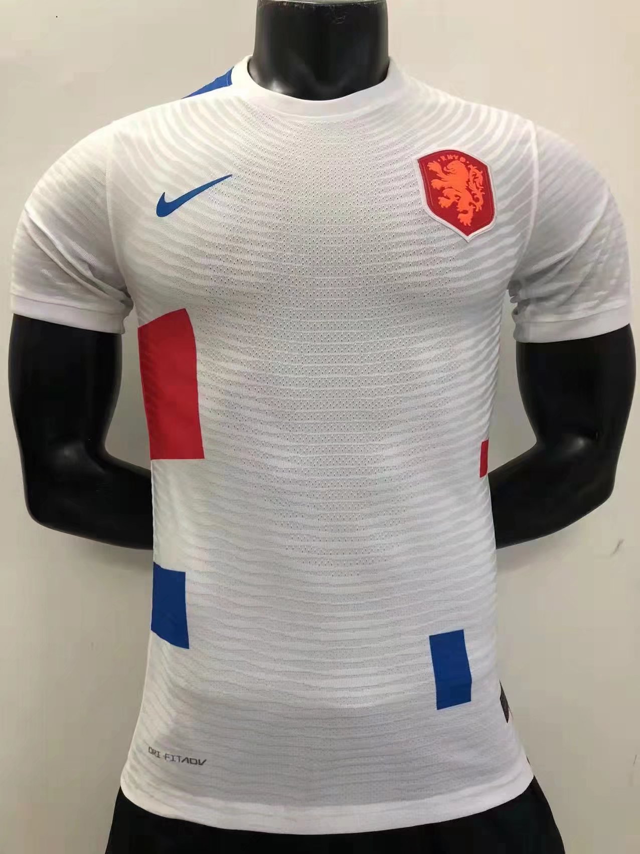 Player Version 2021-2022 Netherlands Away White Thailand Soccer Jersey AAA-16