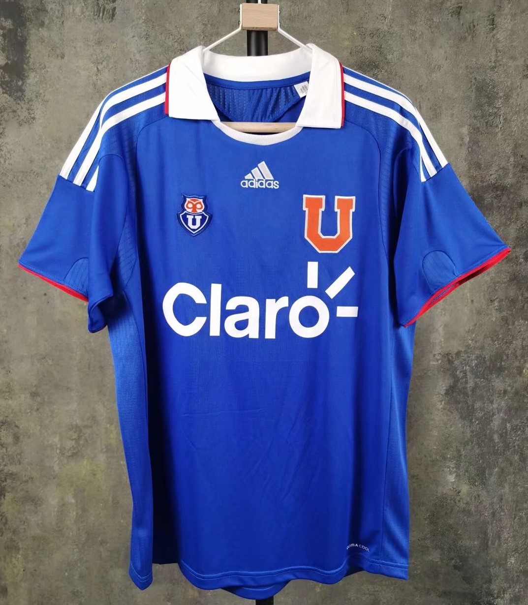 2011 Retro Version Universidad de Chile Home Blue Thailand Soccer Jersey-SL