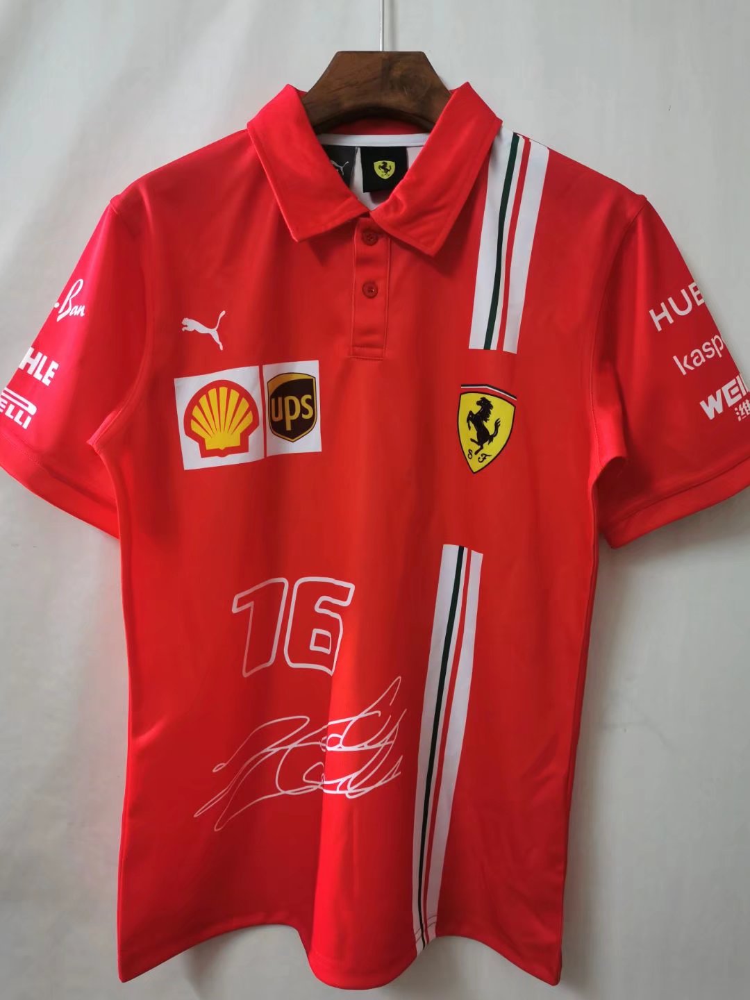 2021-2022 Ferrar Red Formula One Racing Shirts-805