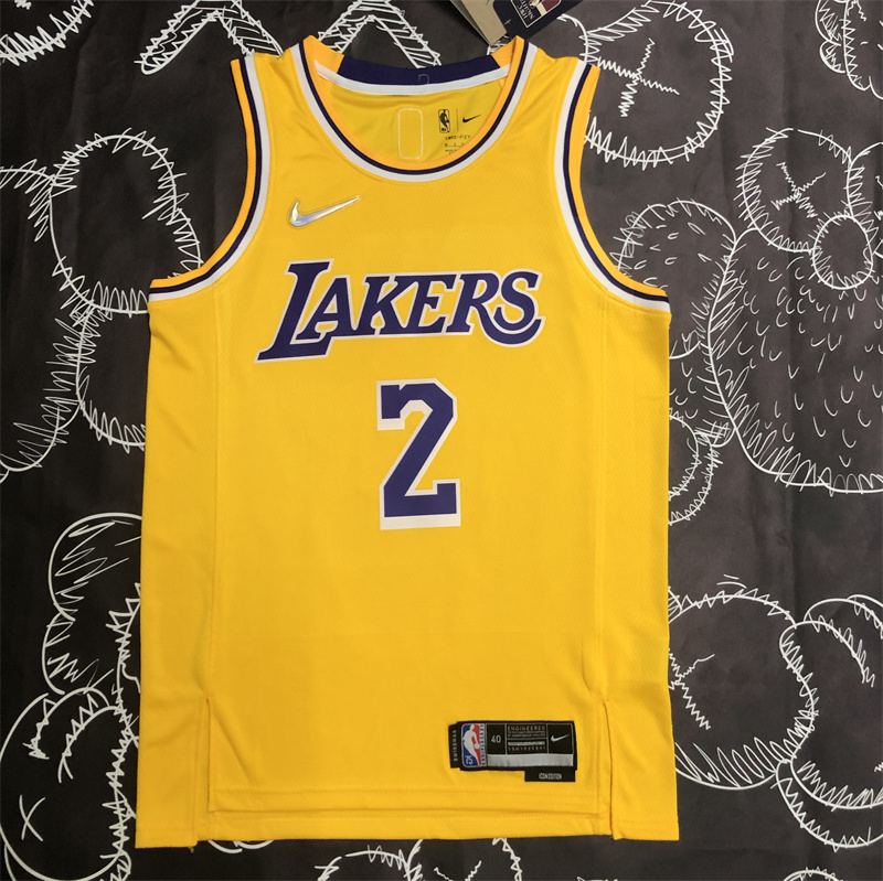 75th Anniversary Los Angeles Lakers Purple #7 NBA Jersey-311,Los