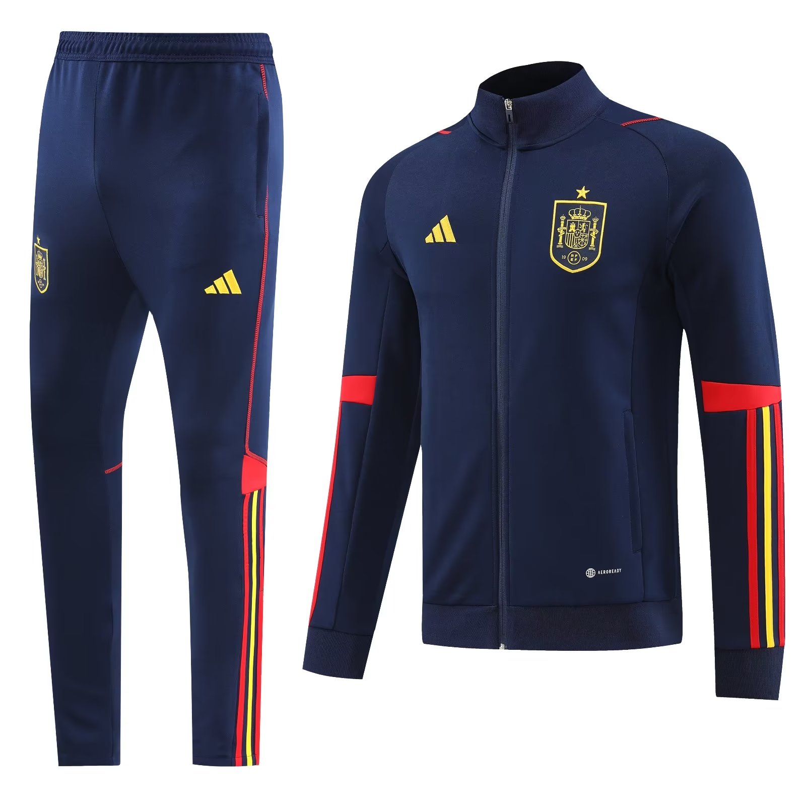 2022/23 Spain Royal Blue Soccer Jacket Uniform-LH