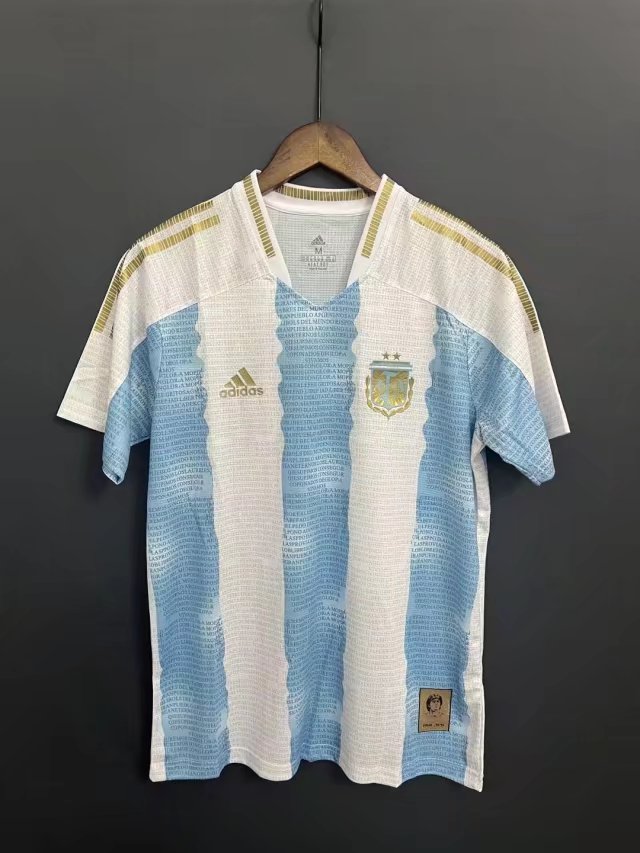 2022/23 Special Version Argentina White & Blue Thailand Soccer Jersey AAA-709/1099