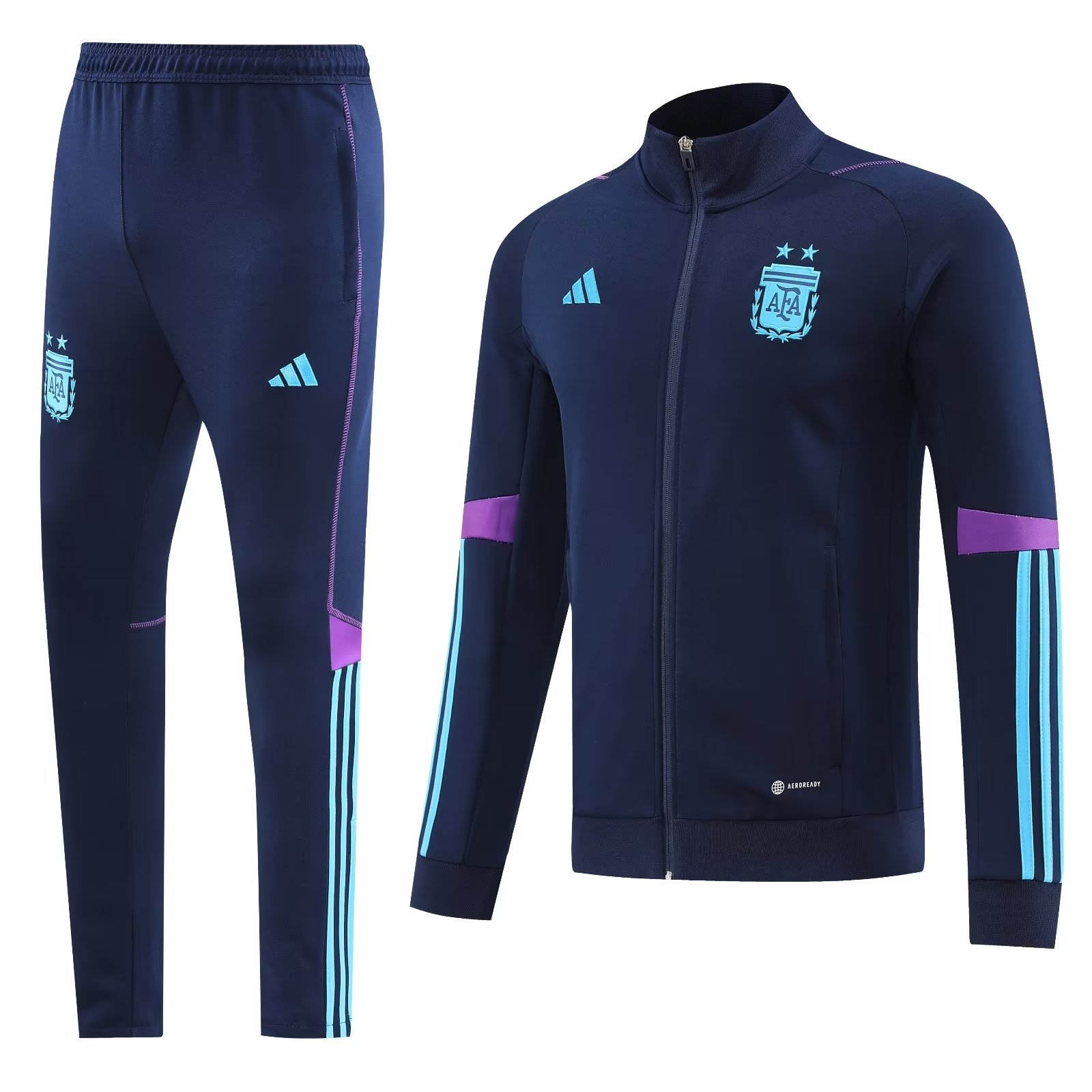 2022/23 Argentina Royal Blue Soccer Jacket Uniform-LH