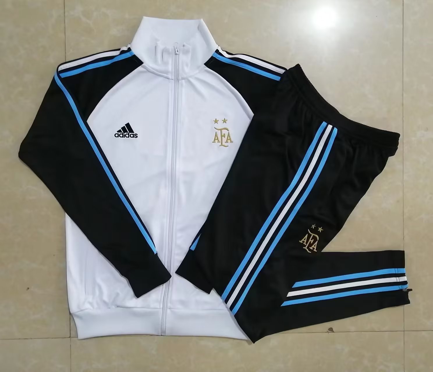 2022/23 Argentina White Soccer Jacket Uniform-815