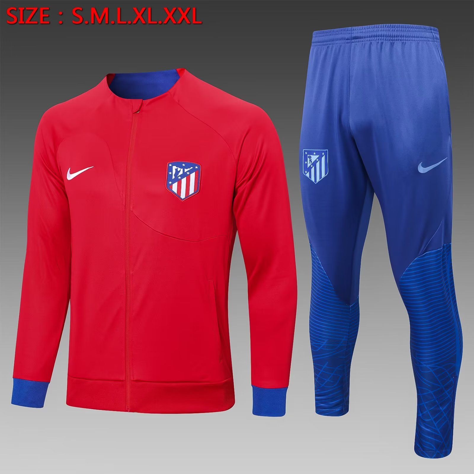 2022/23 Atletico Madrid Red Thailand Soccer Jacket Uniform-815