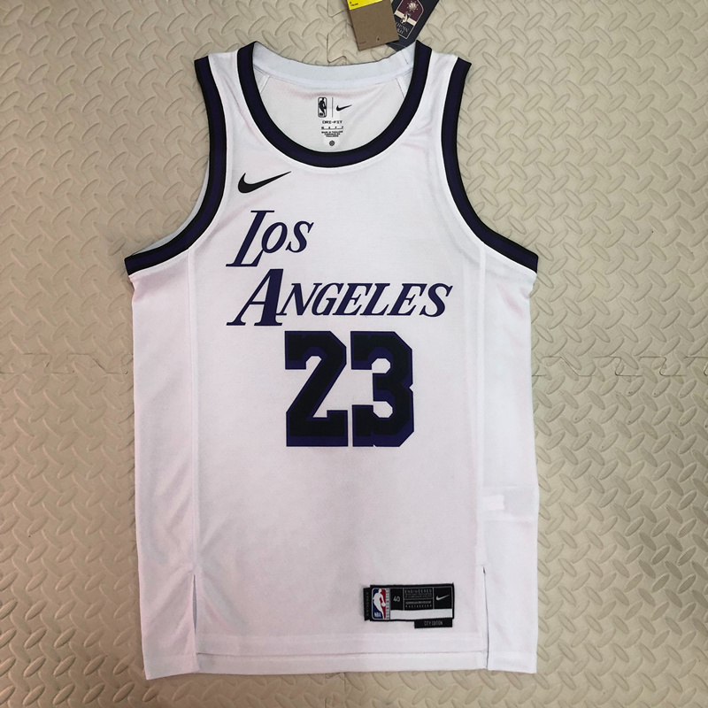 2023 Season City Version Los Angeles Lakets NBA White #23 Jersey-311