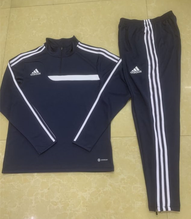 2023 Addida Royal Blue Tracksuit Uniform-411