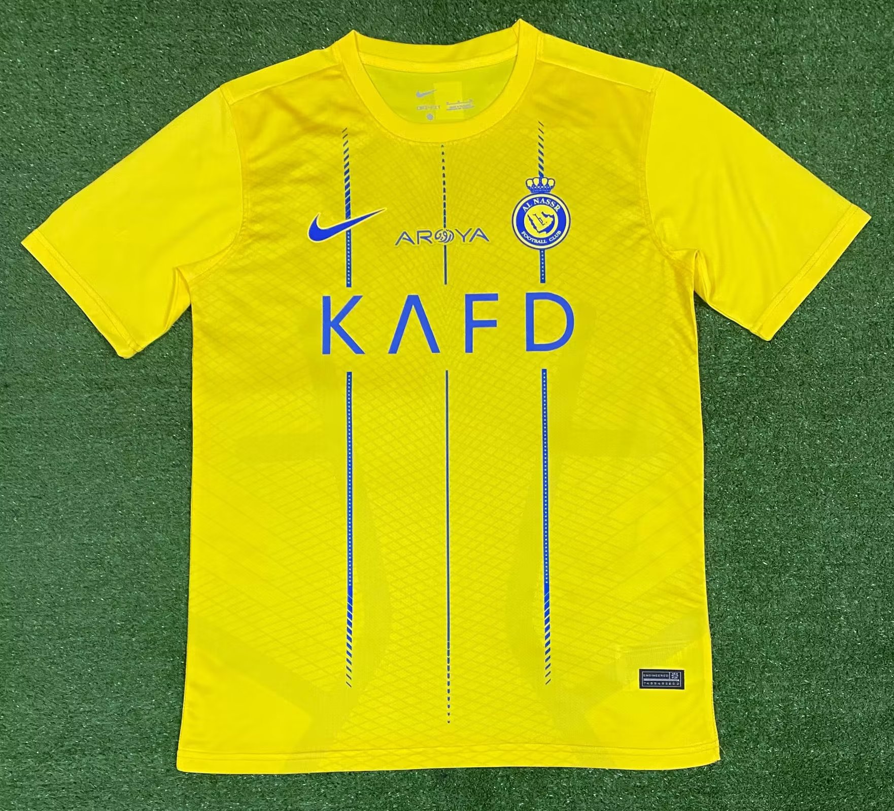 2023/24 Al-Nassr FC 2nd Away Yellow Thailand Soccer Jersey AAA-1095