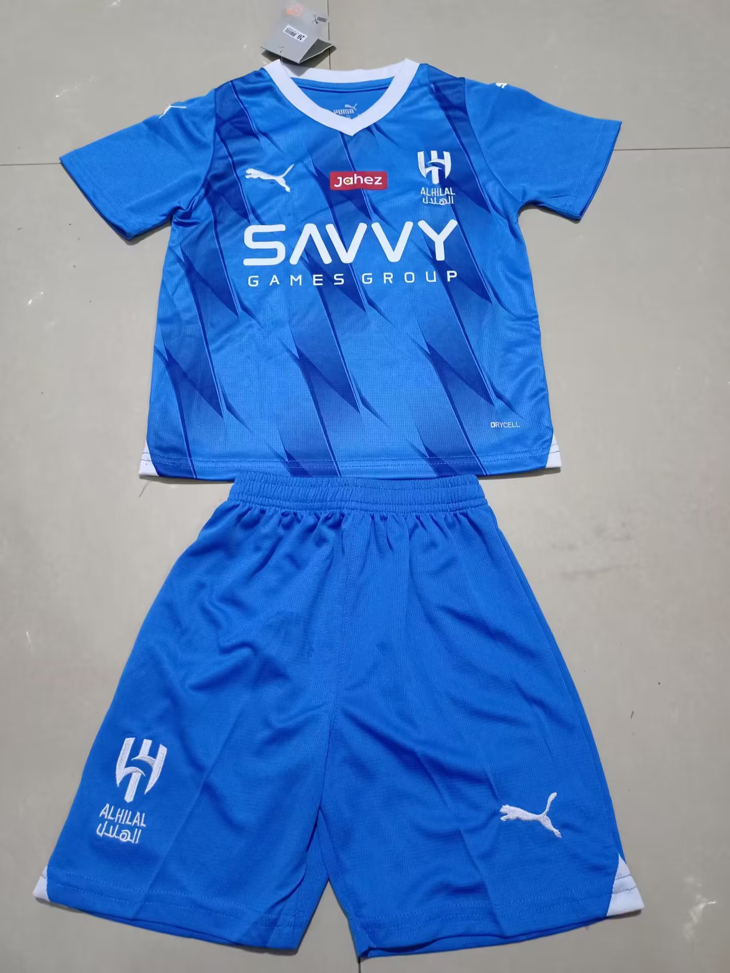 Kids 2023/24 Al-Hilal Saudi Home Blue Kids/Youth Soccer Uniform