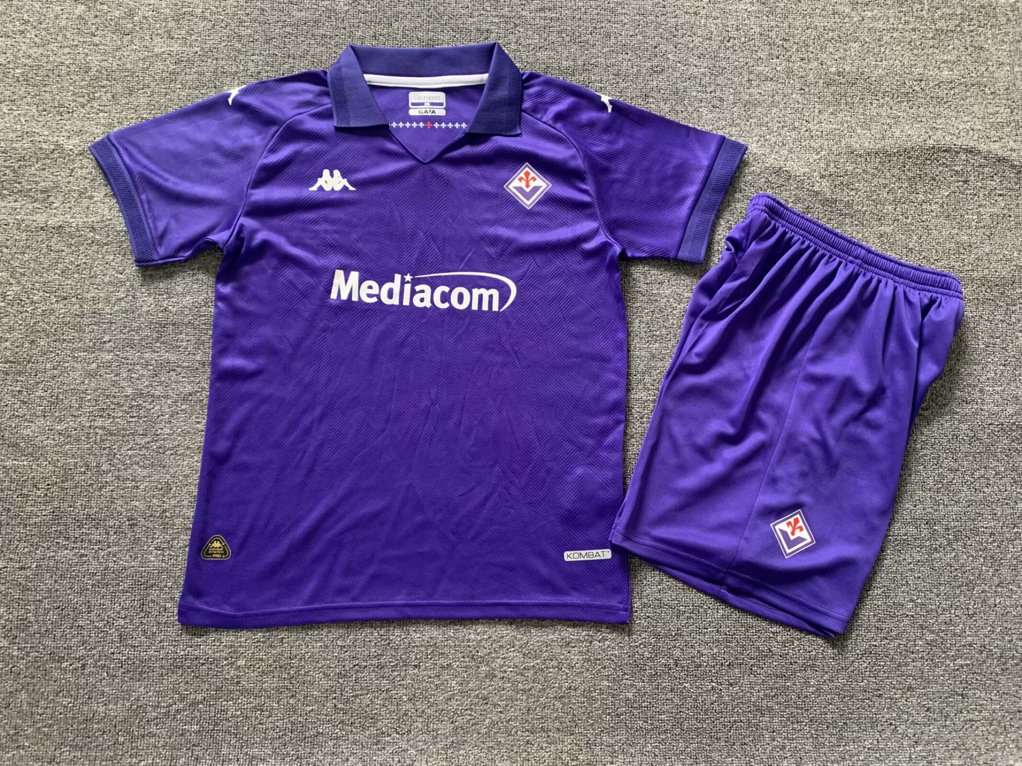 Kids 2024/25 ACF Fiorentina Home Purple Kids/Youth Thailand Soccer Jersey AAA-1040