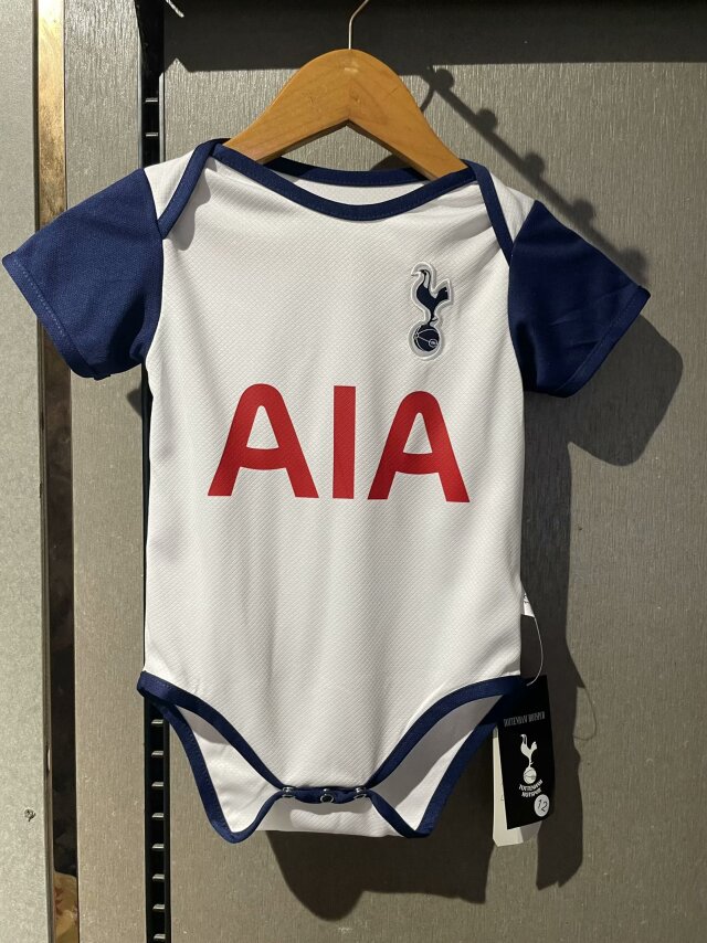 (Size 9/12) 2024/25 Tottenham Hotspur Home White Baby Soccer Uniform-308