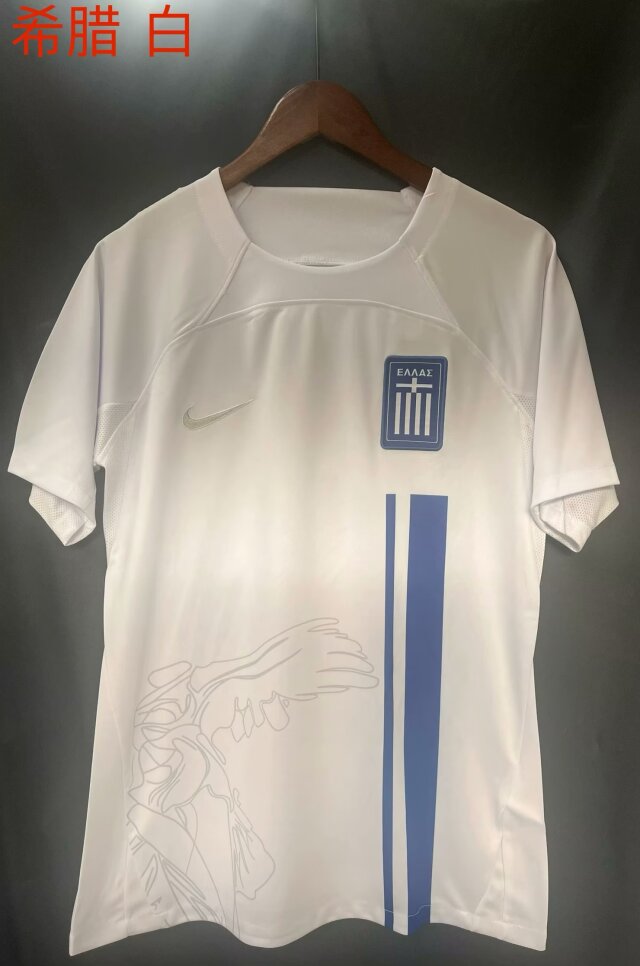 2024/25 Greece White Thailand Soccer Jersey-709