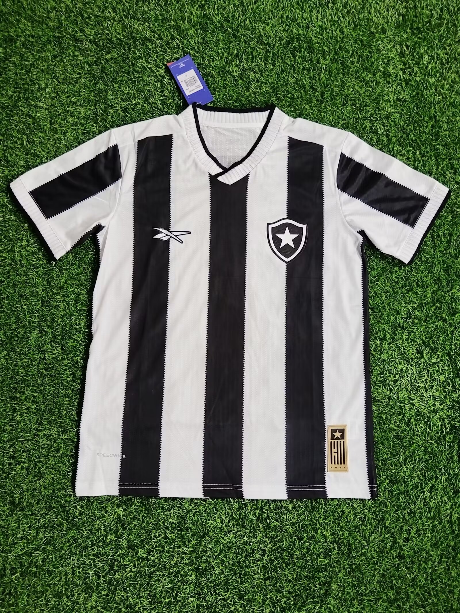 2024/25 Brazilian League Botafogo FR Home Black & White Thailand Soccer Jersey AAA-705