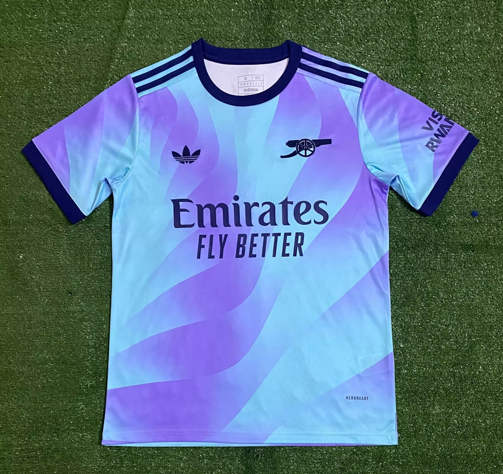 2024/25 Arsenal 2nd Away Purple Blue Thailand Soccer Jersey AAA-320/705/416