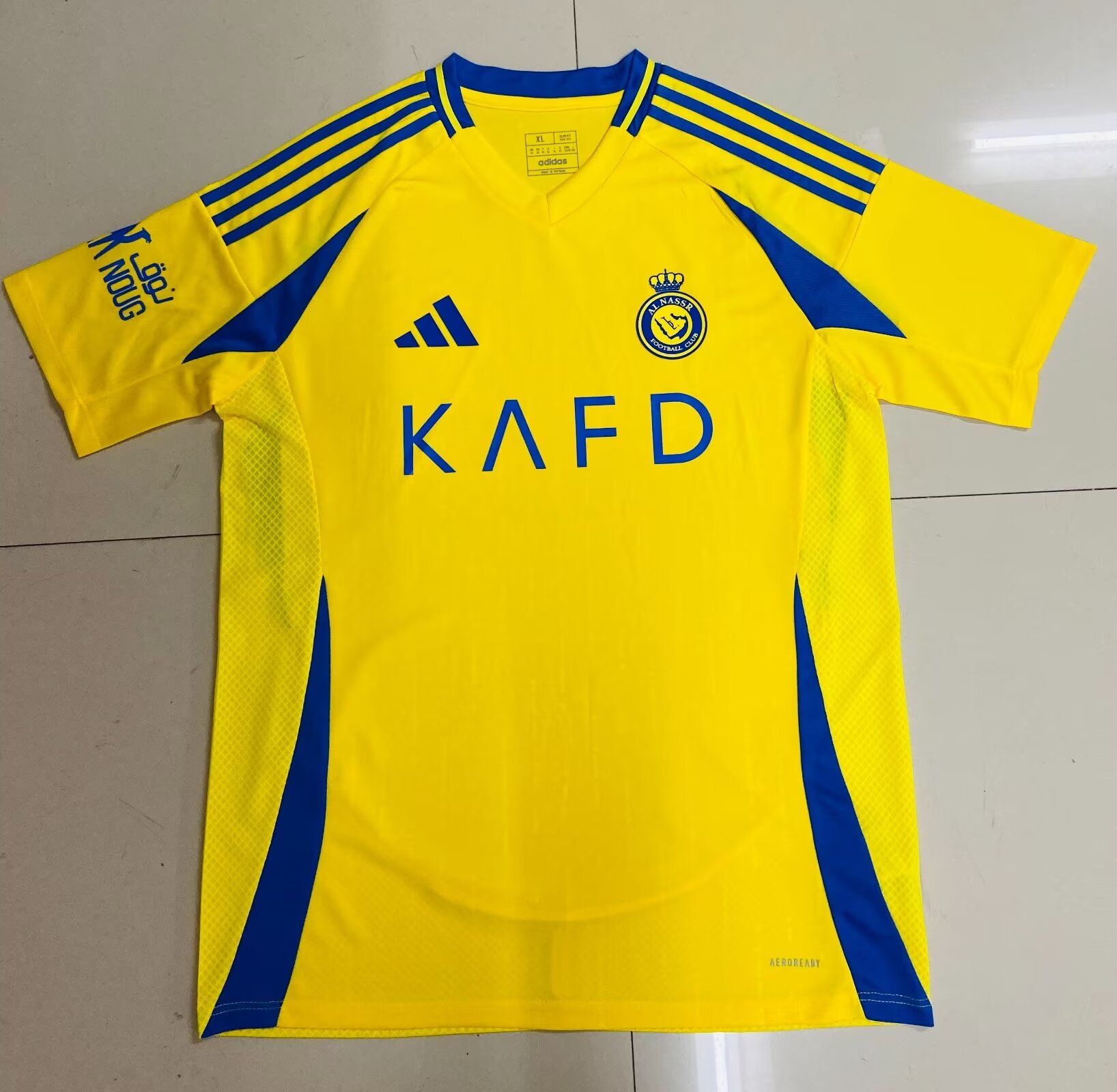 2024/25 Al-Nassr FC Home Yellow Thailand Soccer Jersey AAA-PF