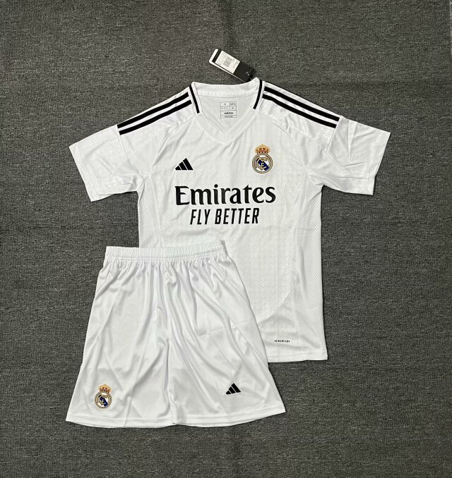 2024/25 Real Madrid Home White Soccer Uniform-36/516/302