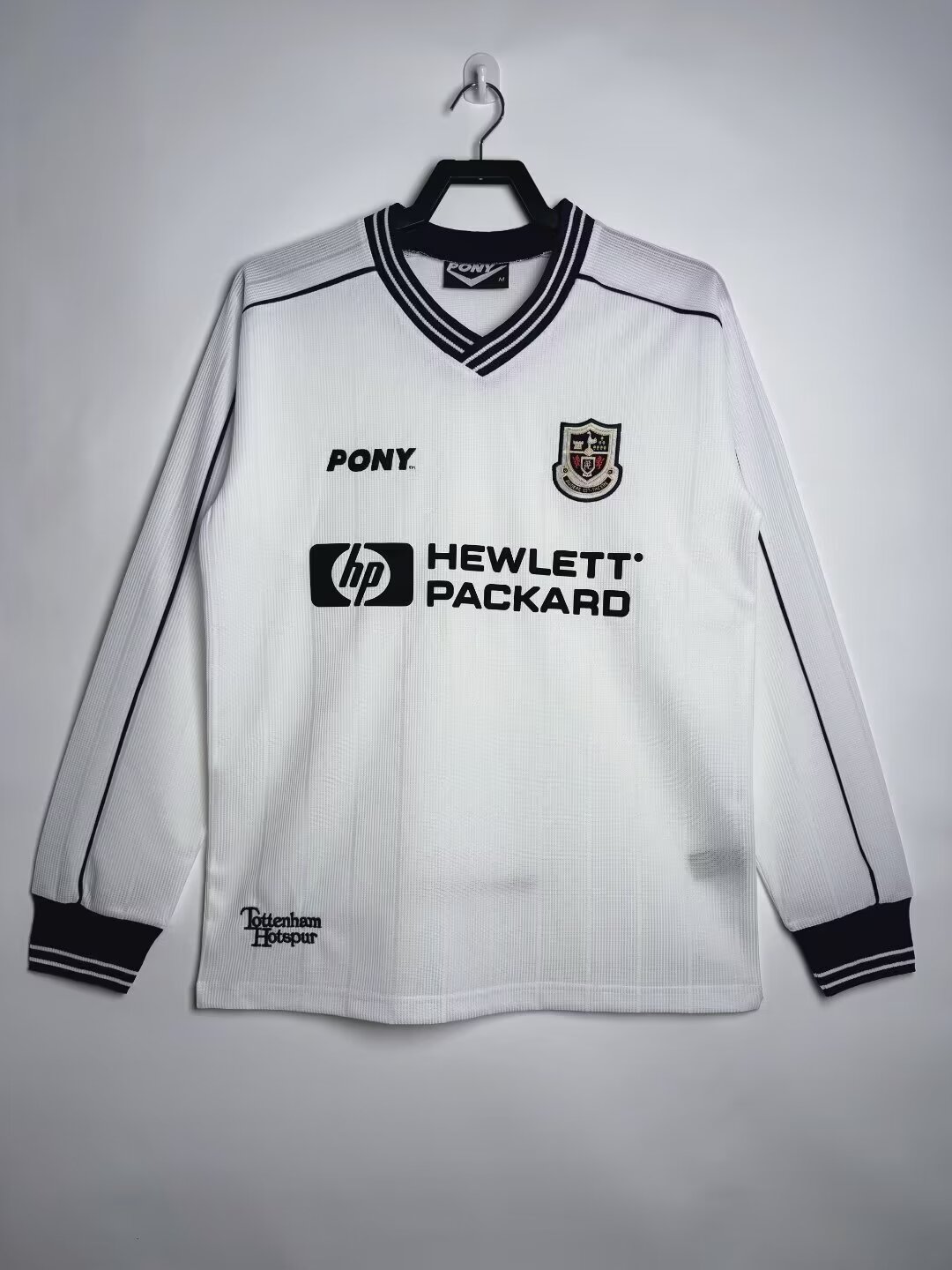 97-99 Retro Version Tottenham Hotspur Home White LS Thailand Soccer Jersey AAA-811