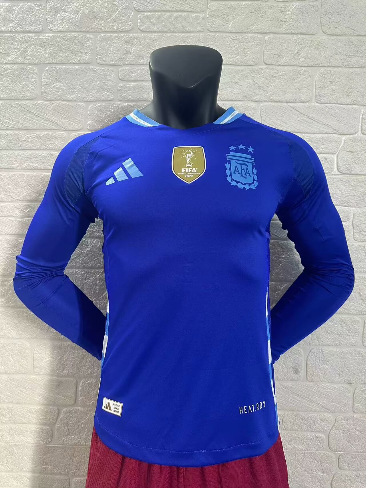 Player Version 2024/25 Argentina Away Blue Thailand LS Soccer Jeesey AAA-16