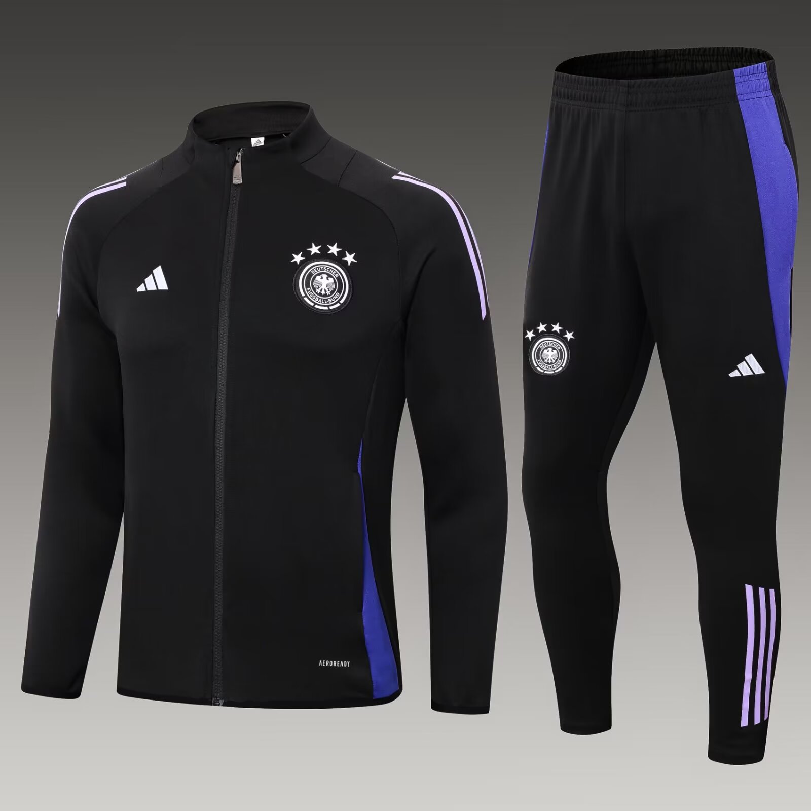 2024-25 Germany Black Soccer Jacket Uniform-411