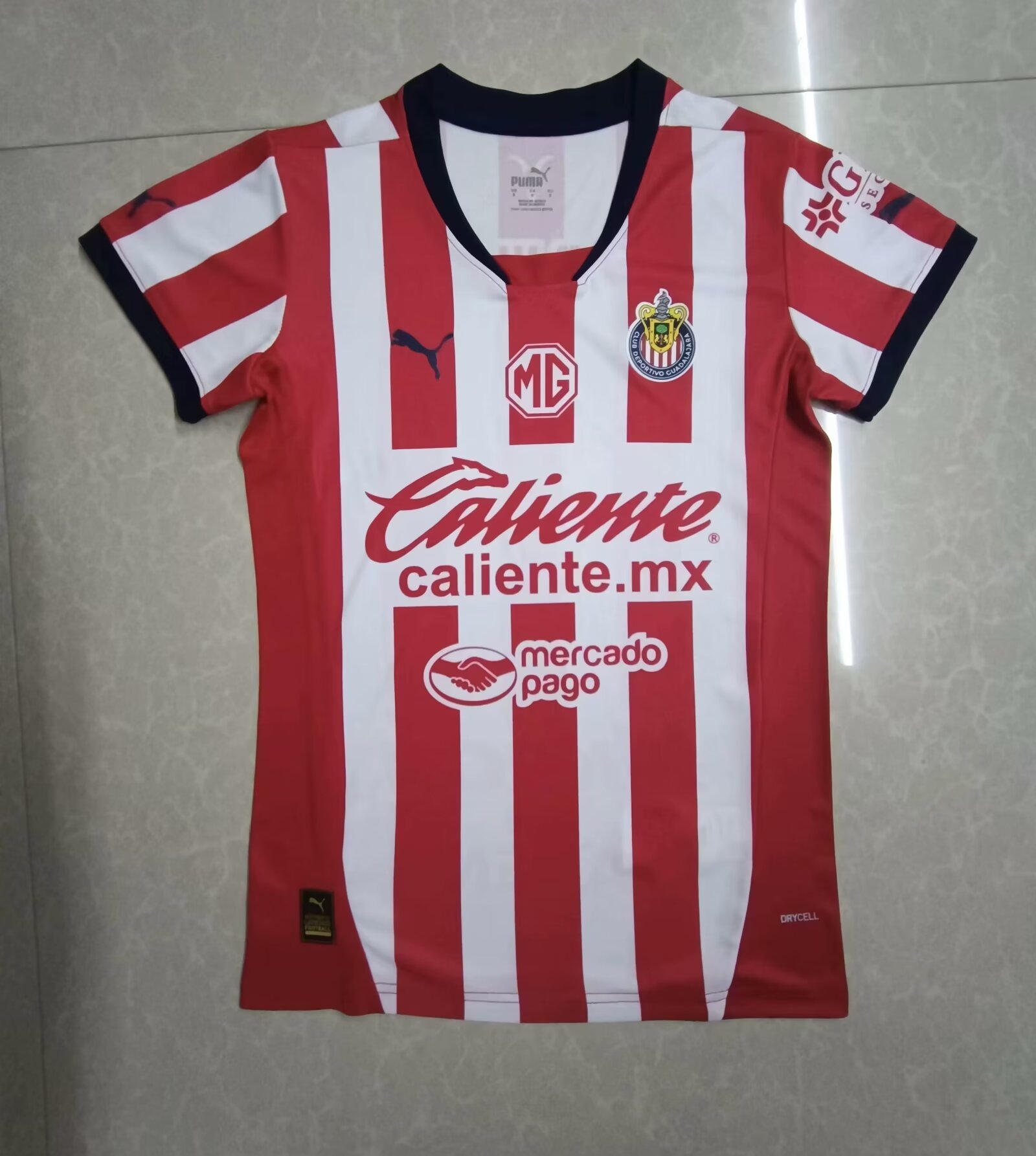 2024/25 Deportivo Guadalajara Home Red & White Women Soccer Jersey AAA-07