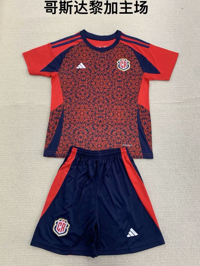 2024/25 Costa Rica Home Red Soccer Uniform-208