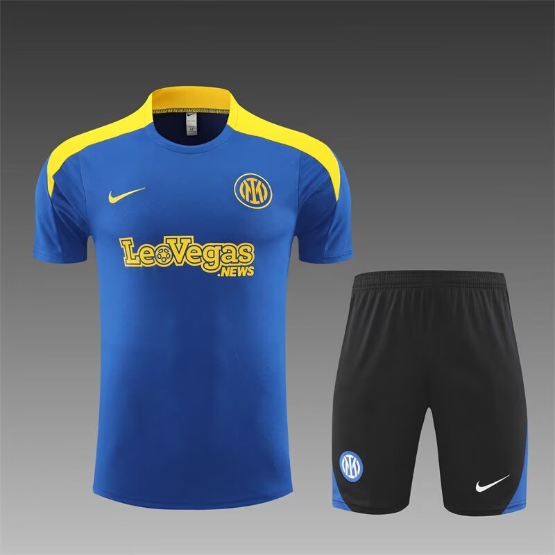 2024-25 Inter Milan CaiBlue Thailand Soccer Tracksuit Uniform-801